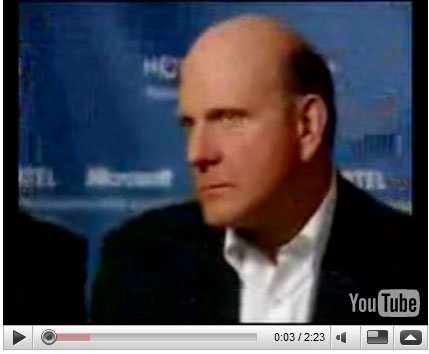 Microsoft CEO Ballmer laughs at Apple iPhone