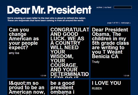Tumblr Dear Mr. President Tumblr Dear Mr. President