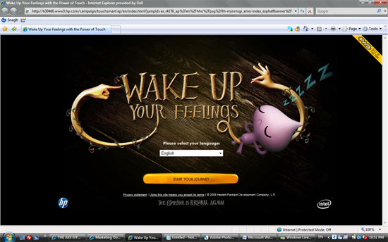 HP Touch Smart 'Wake Up Your Feelings'