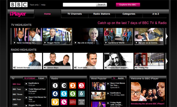 bbc_iplayer BBC iPlayer has a christmas cracker