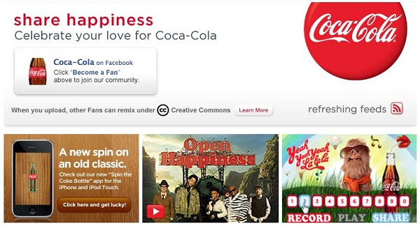 Coke URL (facebook)