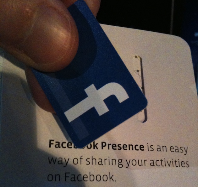 Facebook RFID scan
