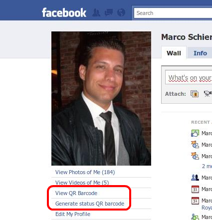 QR facebook