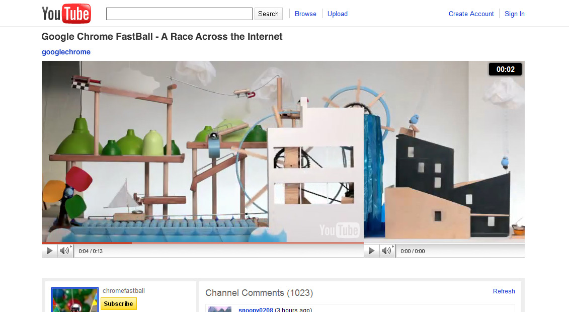 Interactive Video Game แนวใหม่จาก Google Chrome