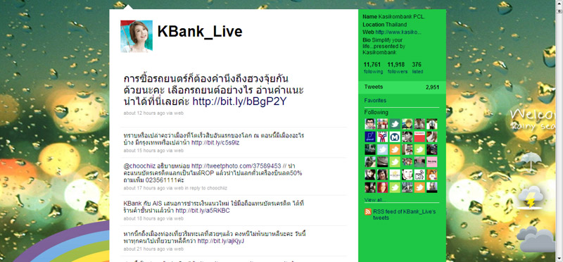 ประเมินการใช้ Facebook และ Twitter: กรณีศึกษา Kbank Live