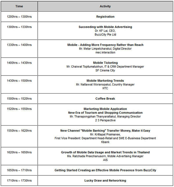agenda