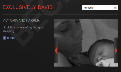 devid beckham exclusive album
