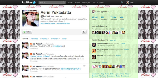 Twitter Aerin