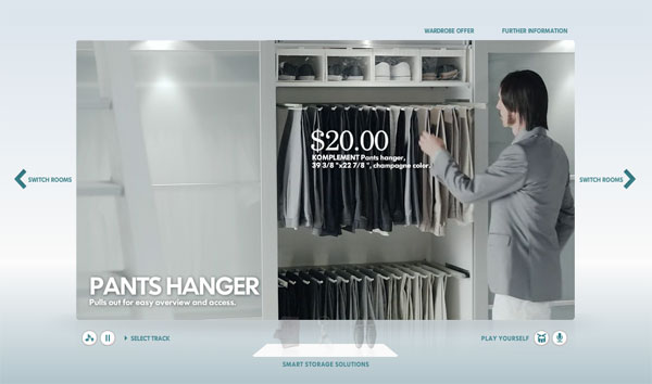 IKea comes to the closet