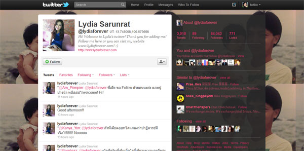 Twitter Lydia