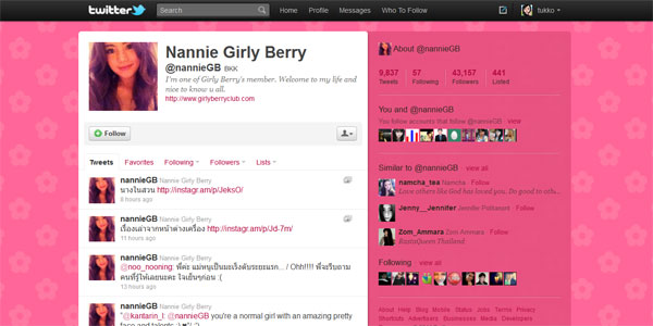 Twitter Nannie Girly Berry