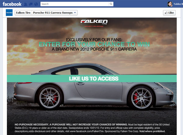 Porsche 911 ของรางวัลที่แพงที่สุดบน Facebook