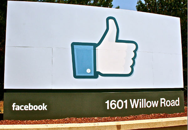 Facebook HQ, Willow Road Silicon Valley