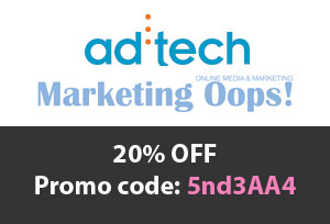ad:tech พันธมิตรกับ Marketing Oops! มอบส่วนลด 20%