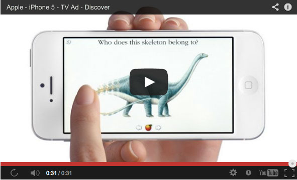 Ad โฆษณาโชว์ความฉลาดของ iPhone 5