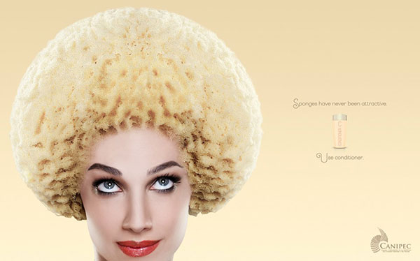 ไอเดีย Print Ad แหวกแนวของครีมนวดผมประเทศเม็กซิโก