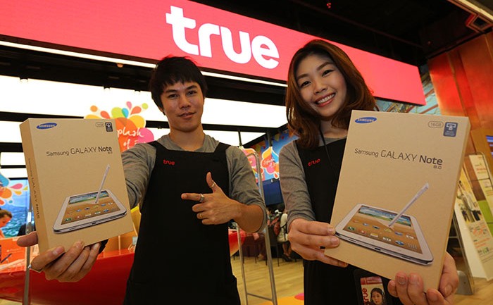 ทรูมูฟ เอช ปลื้มยอดขายวันแรก Samsung Galaxy Note 8.0