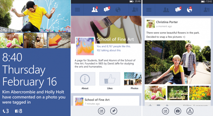 ออกแล้ว Facebook App อย่างเป็นทางการบน Windows Phone