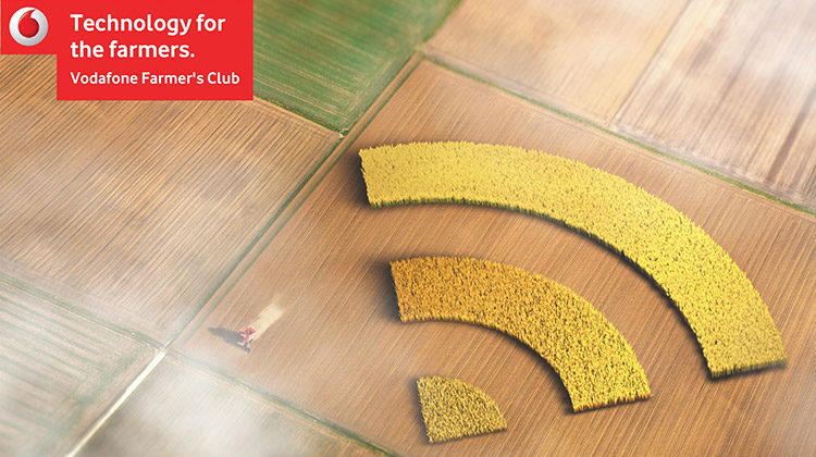 Print Ad แบบมีครีเอทีฟ โปรโมท WiFi ของ Vodafone
