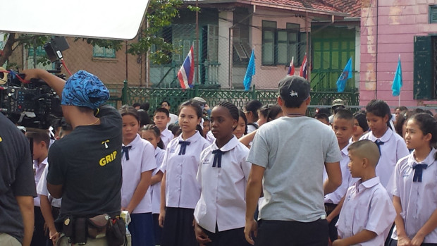 Filming-at-the-school-tastes-like-home-620x349