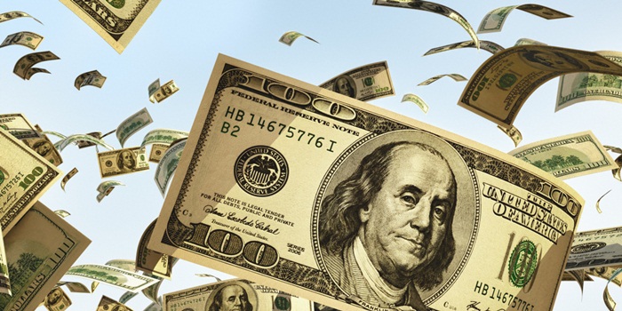Flying money