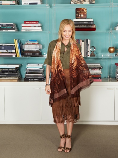 Lubov Azria with wrap