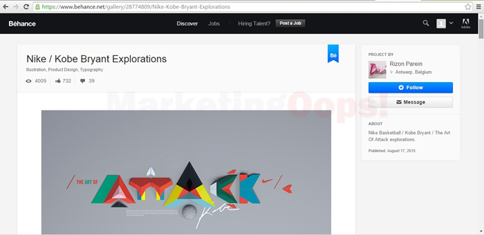 behance nike