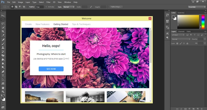 photoshop cc front