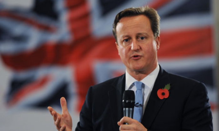 David Cameron on a visit to the Gulf States