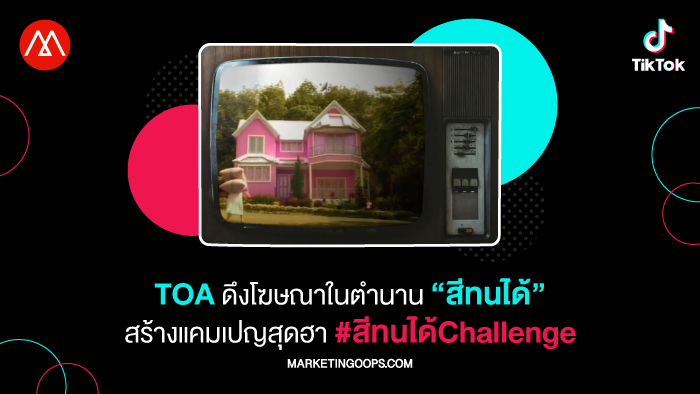 TOA ดึงโฆษณาในตำนาน “สีทนได้” ครีเอทแคมเปญสุดฮา #สีทนได้Challenge ได้ใจคนรุ่นใหม่เต็มๆ