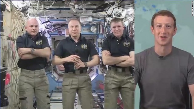 Mark Zuckerberg Live คุยสดกับนักบินอวกาศบน ISS 
