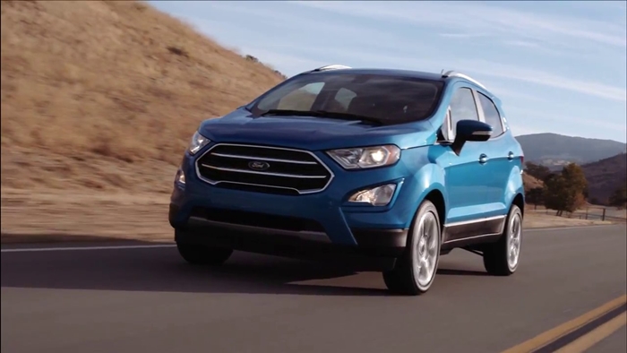 2018-Ford-EcoSport-Titanium-front-three-quarters-left-side