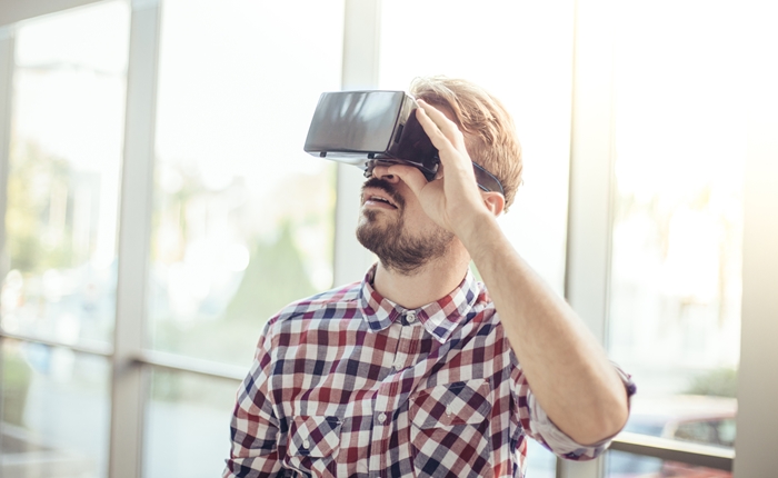Using virtual reality headset