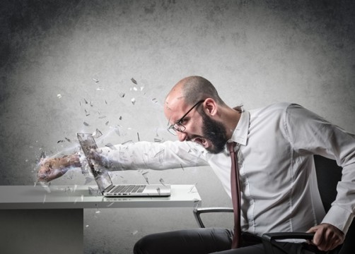explosion of anger