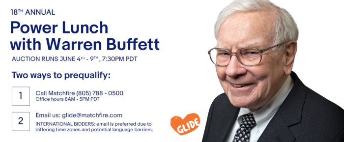 cover dinner wuth warren buffet