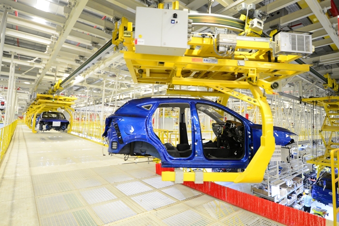 MG ZS Assembly Line