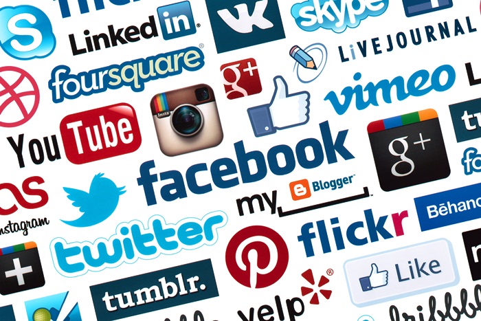 Social Media Logotype Background