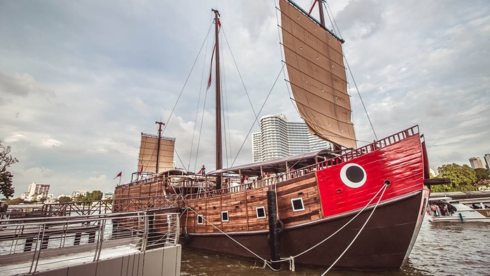 9 - เรือสำเภาศรีมหาสมุทร ด้านนอก