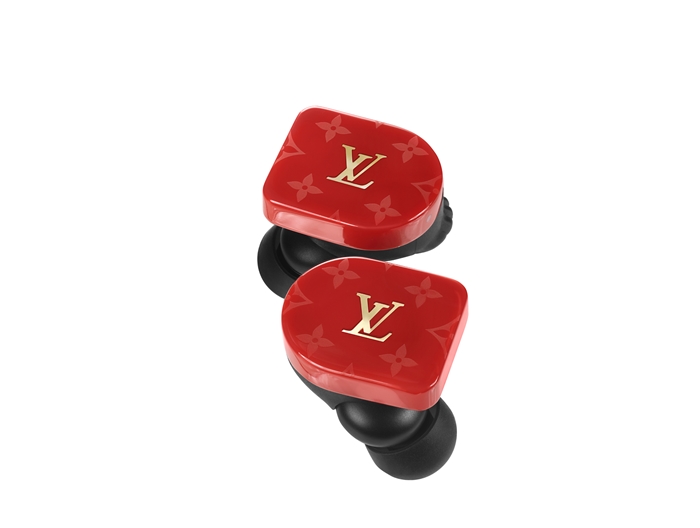louis-vuiton earphones-red