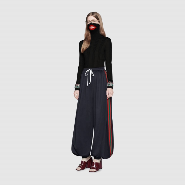 Balaclava Knit Top Black2