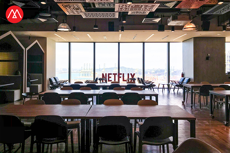 ออฟฟิศ สำนักงาน Netflix สิงค์โปร