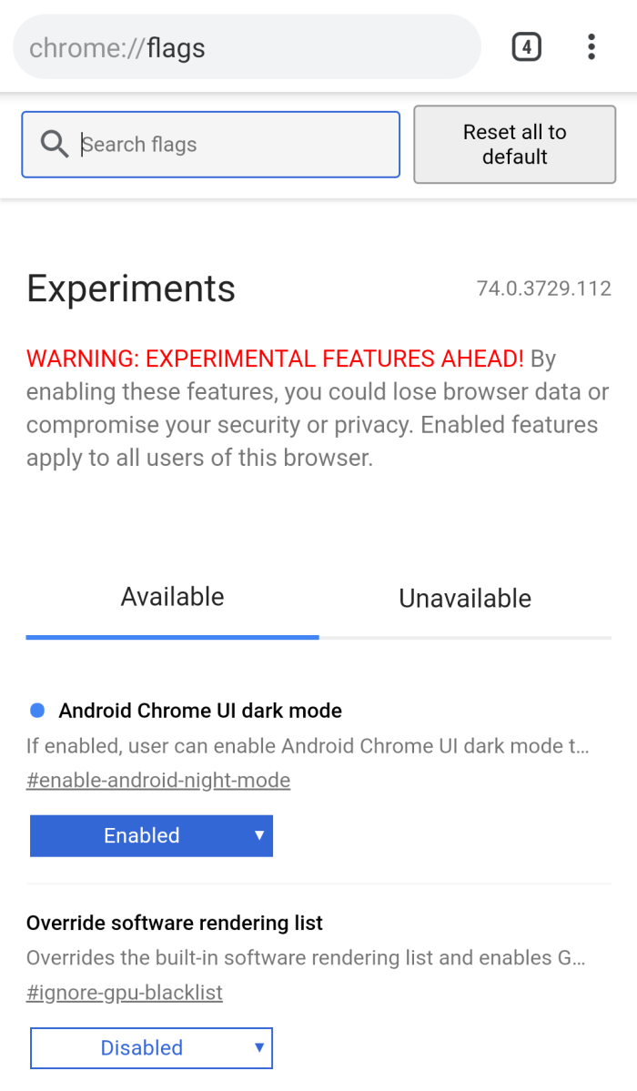 Dark Mode ใน Chrome