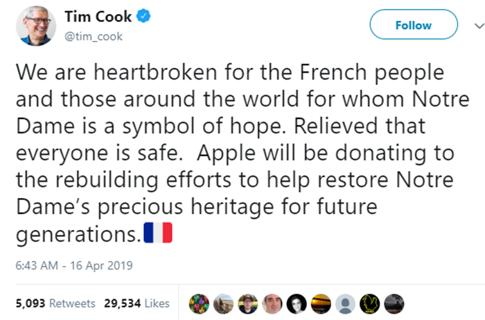Tim Cook Twitter