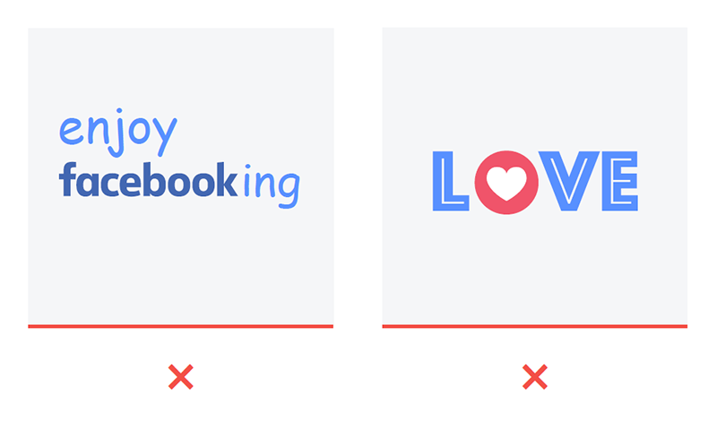 Facebook-brand-guideline do and don't