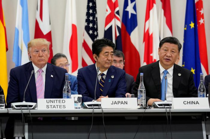 Trump Abe Xi