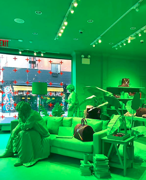 Louis Vuitton's Neon Green FW19