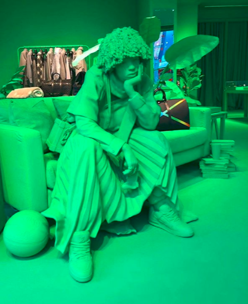 Louis Vuitton's Neon Green FW19