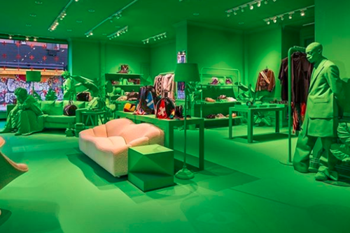 Louis Vuitton's Neon Green FW19