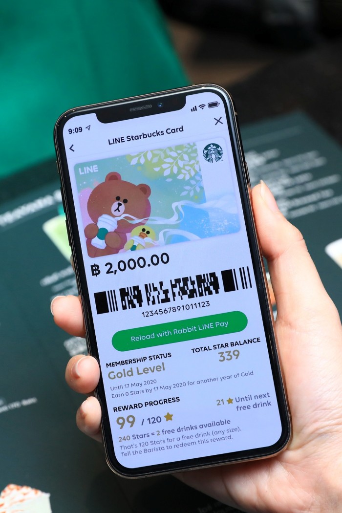 LINE Starbucks Card