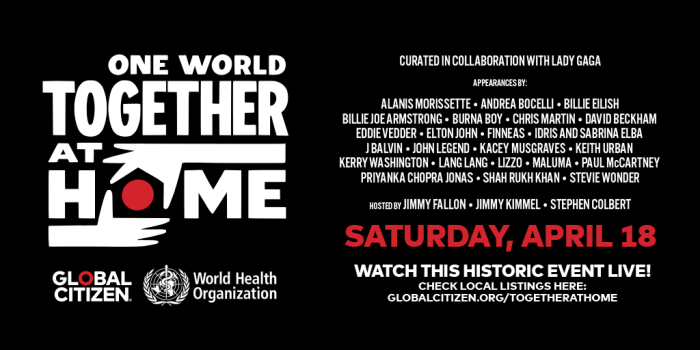 One World Together At Home